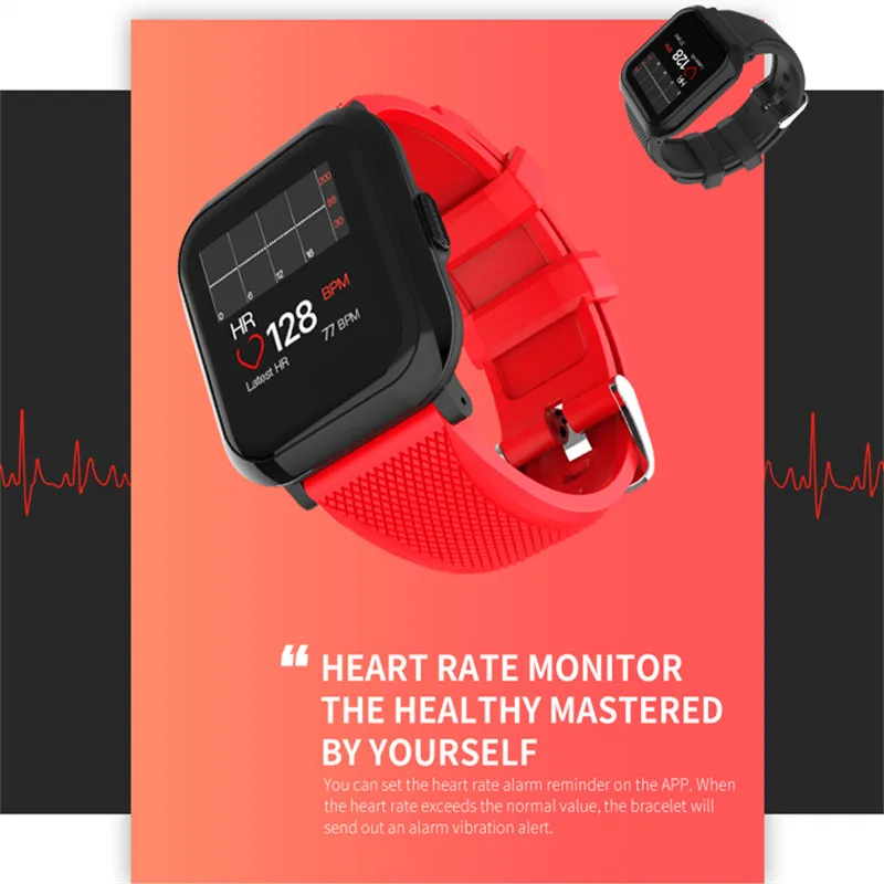 IP68 Waterproof Smart Bracelet Blood Pressure Fitness Tracker Pedometer Smart Band
IP68 Waterproof Smart Bracelet Blood Pressure Fitness Tracker Pedometer Smart Band