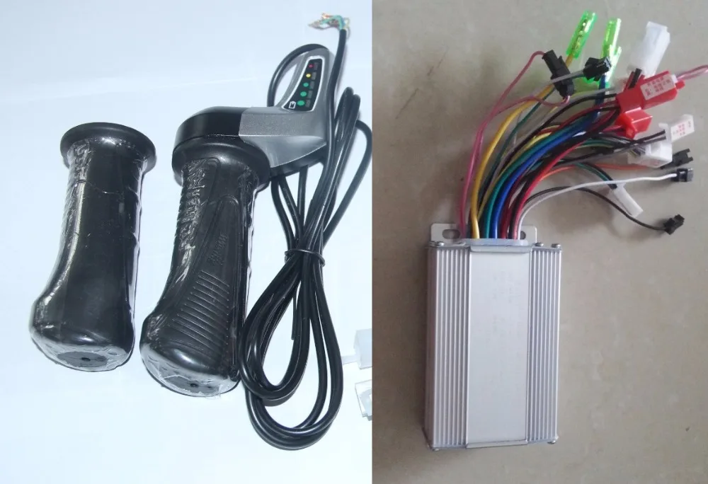 48V 350W Motor Brushless Controller 3 Phase Line+Throttle twist grip for electric bike scooter
48V 350W Motor Brushless Controller 3 Phase Line+Throttle twist grip for electric bike scooter