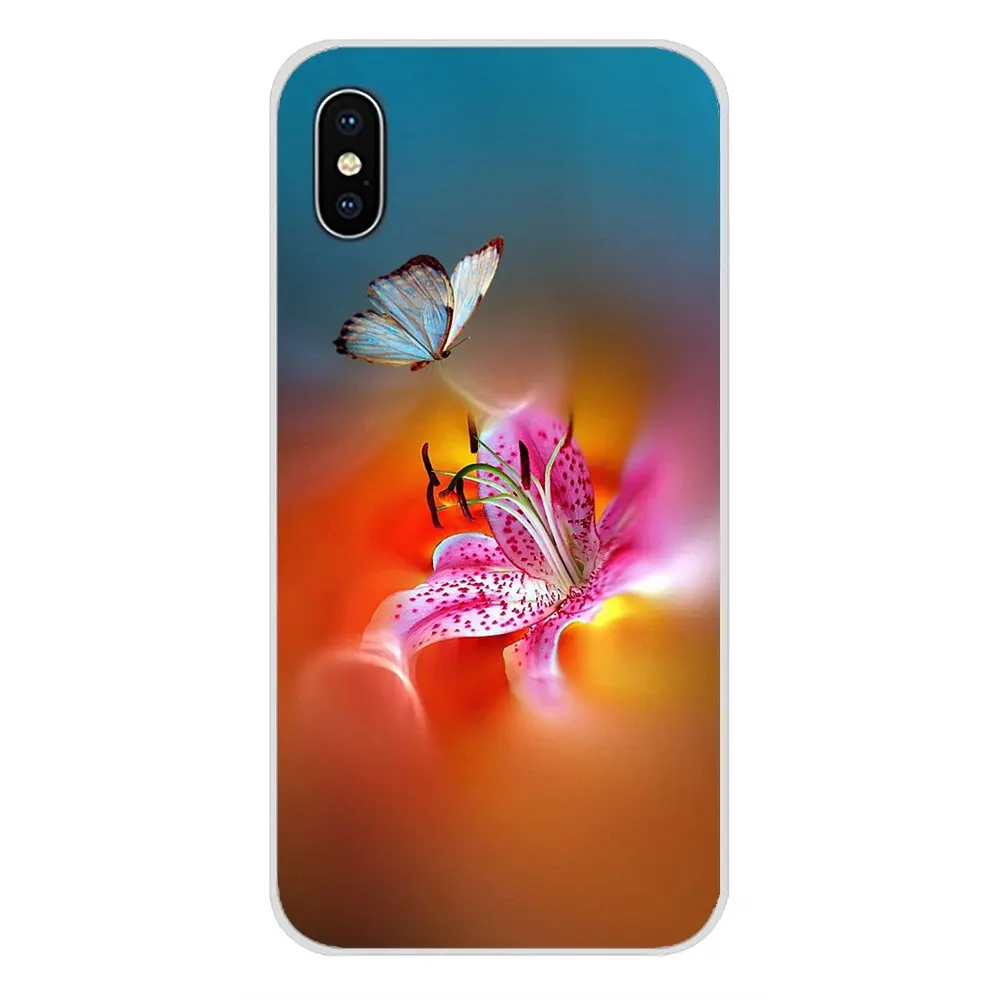 Accessories Phone Cases Covers For Huawei Mate Honor 4C 5C 5X 6X 7 7A 7C 8 9 10 8C 8X 20 Lite Pro Lovely Cute Butterfly Flower | Мобильные