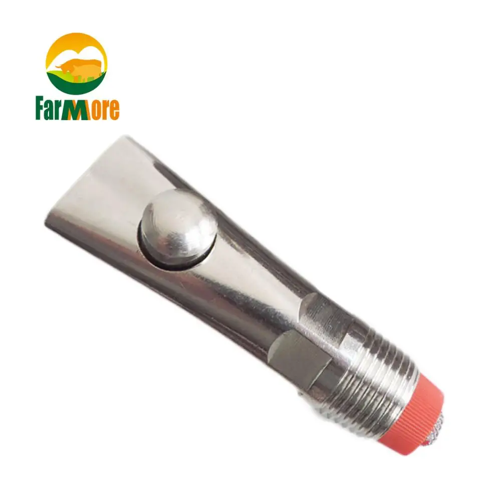 1 Pcs Pig Waterer Piggy Stainless Steel Drinker With Filter Pig Water Drinking Nipple Drinkers Livestock Accessories Farm Tool
1 Pcs Pig Waterer Piggy Stainless Steel Drinker With Filter Pig Water Drinking Nipple Drinkers Livestock Accessories Farm Tool