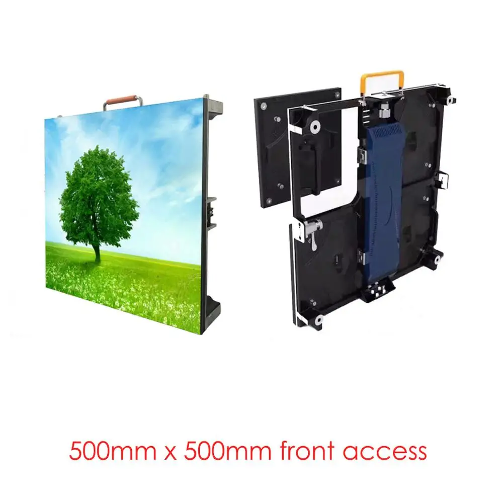 Aliexpress p3.91 аренда светодиодный дисплей модуль передний доступ литье под давлением
