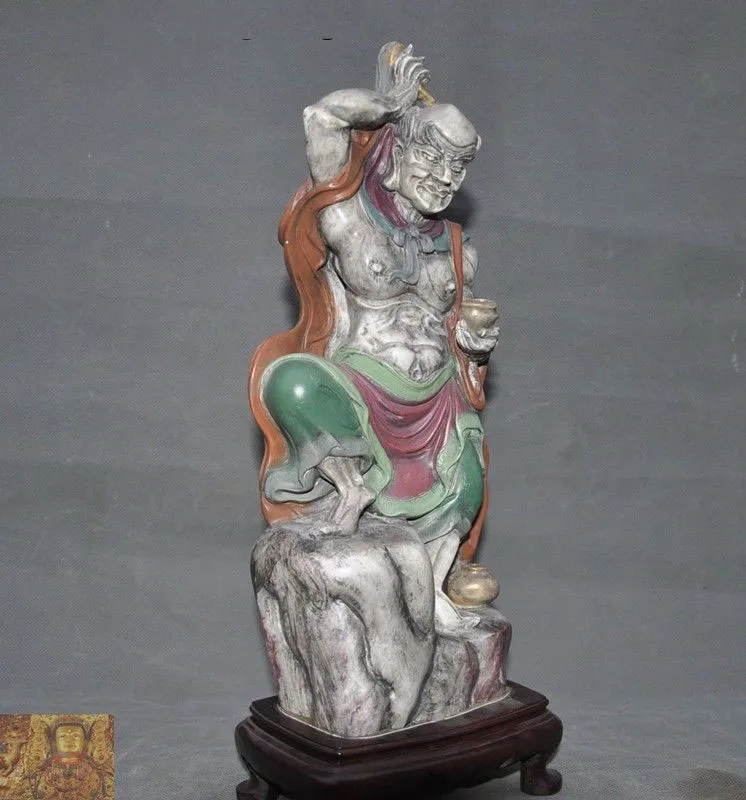 christmas 14"Chinese Natural Shoushan Stone Painted carved Arhat Damo Dharma Buddha statue New Year
christmas 14"Chinese Natural Shoushan Stone Painted carved Arhat Damo Dharma Buddha statue New Year