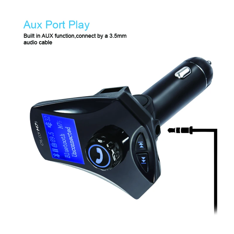 Автомобильный комплект M7S с Bluetooth, fm-передатчик, автомобильное зарядное устройство с двумя USB-портами, ЖК-дисплей, mp3-плеер, FM радио
Автомобильный комплект M7S с Bluetooth, fm-передатчик, автомобильное зарядное устройство с двумя USB-портами, ЖК-дисплей, mp3-плеер, FM радио