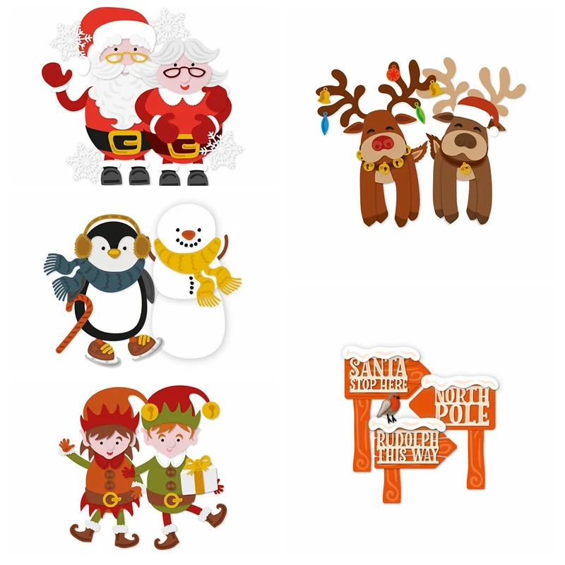 Christmas Animal Mixed Metal Cutting Dies Stencils For DIY Scrapbooking Decorative Embossing Handcraft Die Cutting Template
Christmas Animal Mixed Metal Cutting Dies Stencils For DIY Scrapbooking Decorative Embossing Handcraft Die Cutting Template