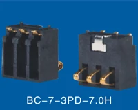Spring Battery Connector 3 Pins 2.50mm pitch 7.0mm Height with locators 0.5A 50V Tape and reel
Spring Battery Connector 3 Pins 2.50mm pitch 7.0mm Height with locators 0.5A 50V Tape and reel