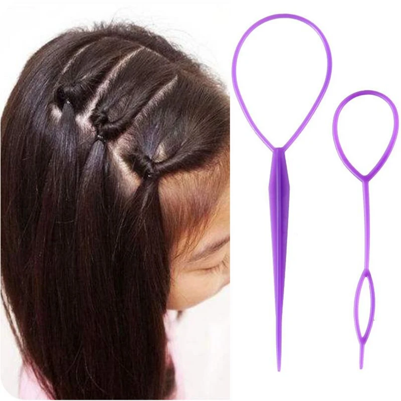 2pcs/set Pull Hair Needle Ponytail Hair Braider Loop Styling Tail Clip Hair Braid Maker Styling DIY Hairdressing Tools Braider
2pcs/set Pull Hair Needle Ponytail Hair Braider Loop Styling Tail Clip Hair Braid Maker Styling DIY Hairdressing Tools Braider