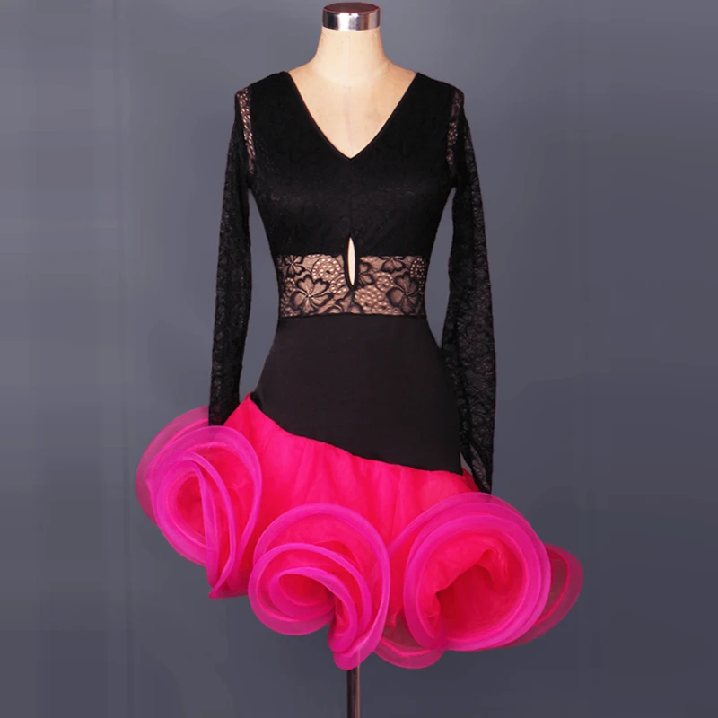 Free Shipping Brand New Woman Sexy lace Latin dance costumes racing suit Bubble skirt Adult Latin dress
Free Shipping Brand New Woman Sexy lace Latin dance costumes racing suit Bubble skirt Adult Latin dress