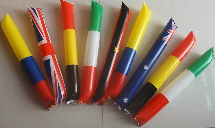 60*10cm Custom national flag Creative Competition Activities Cheering Balloon Blow Bar Long Inflatable Bars
60*10cm Custom national flag Creative Competition Activities Cheering Balloon Blow Bar Long Inflatable Bars