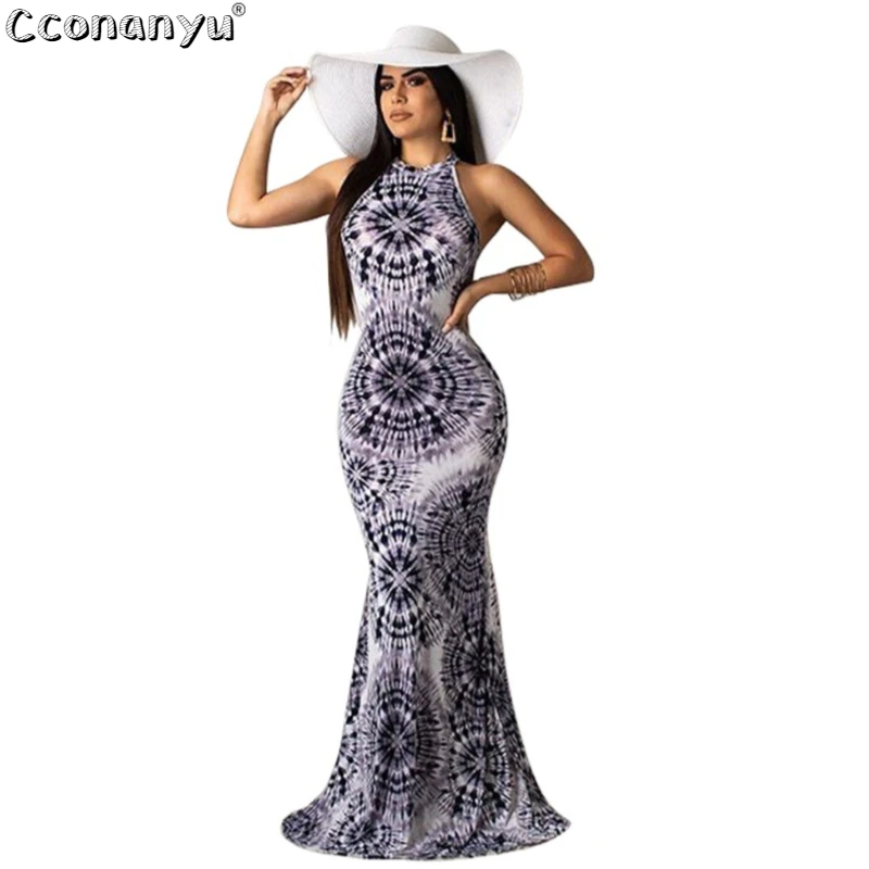 Summer Beach Backless Dress Women Print Boho Long Sleeveless Dress Ruffles Casual O-Neck Split Sexy Party Dress Femme
Summer Beach Backless Dress Women Print Boho Long Sleeveless Dress Ruffles Casual O-Neck Split Sexy Party Dress Femme