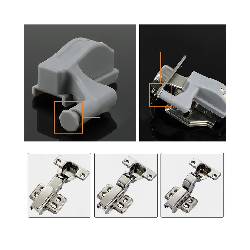 10pcs LED Under Cabinet Hinge Light Universal Wardrobe Light Sensor LED Night Lamp Warm/White Light
10pcs LED Under Cabinet Hinge Light Universal Wardrobe Light Sensor LED Night Lamp Warm/White Light