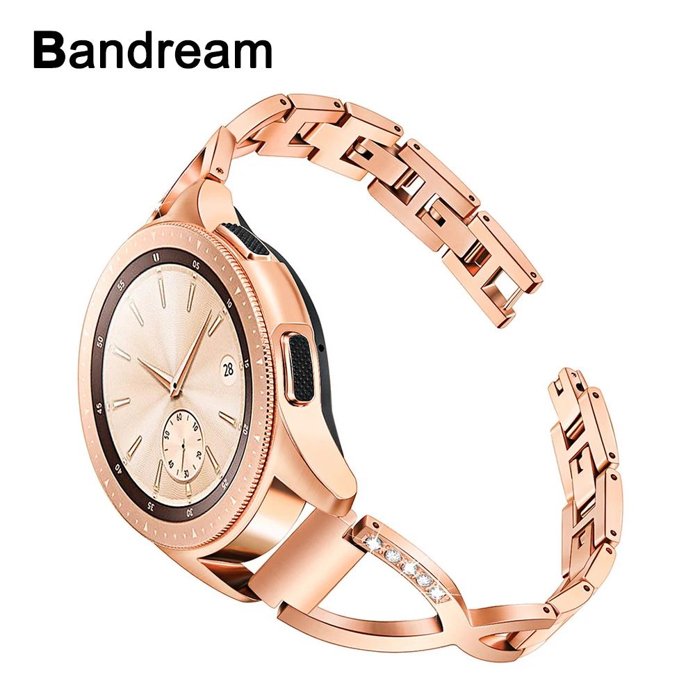 Diamond & Stainless Steel Watchband 20mm for Samsung Galaxy Watch 42mm / Active / Active 2 40mm 44mm Jewelry Band Women Strap
Diamond & Stainless Steel Watchband 20mm for Samsung Galaxy Watch 42mm / Active / Active 2 40mm 44mm Jewelry Band Women Strap