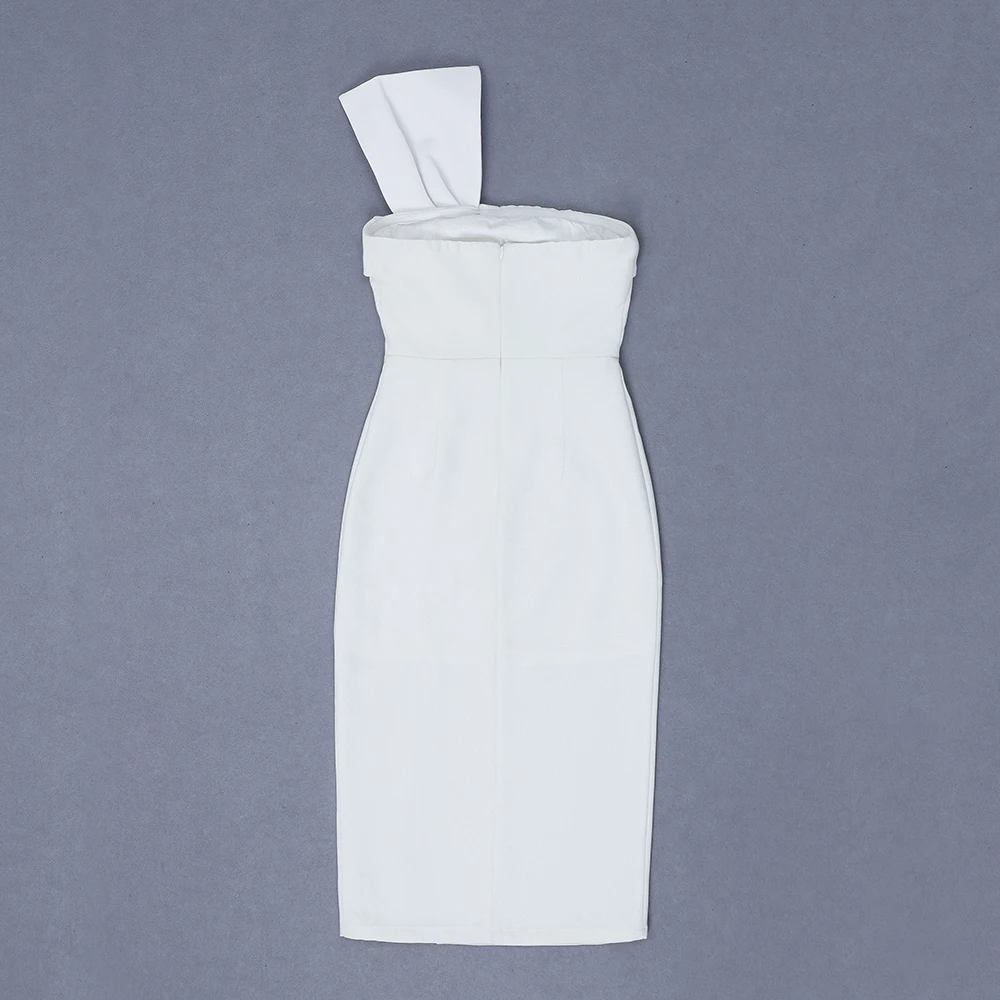 2019 New Women white one -shoulder off shoulder sleeveless Bandage Dress Vestido Luxury Celebrity Evening Party Dresses
2019 New Women white one -shoulder off shoulder sleeveless Bandage Dress Vestido Luxury Celebrity Evening Party Dresses