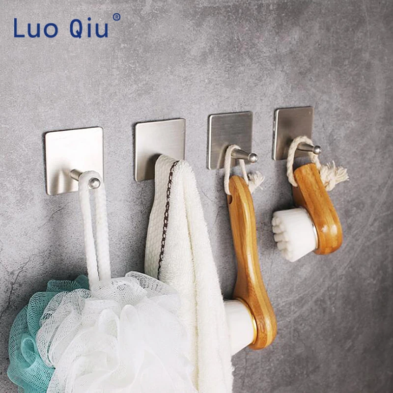 Hanger wall 1 hook key hanger perchero de pared cuelga llaves Self Adhesive Home Kitchen Wall Door 2 pcs/lot | Дом и сад