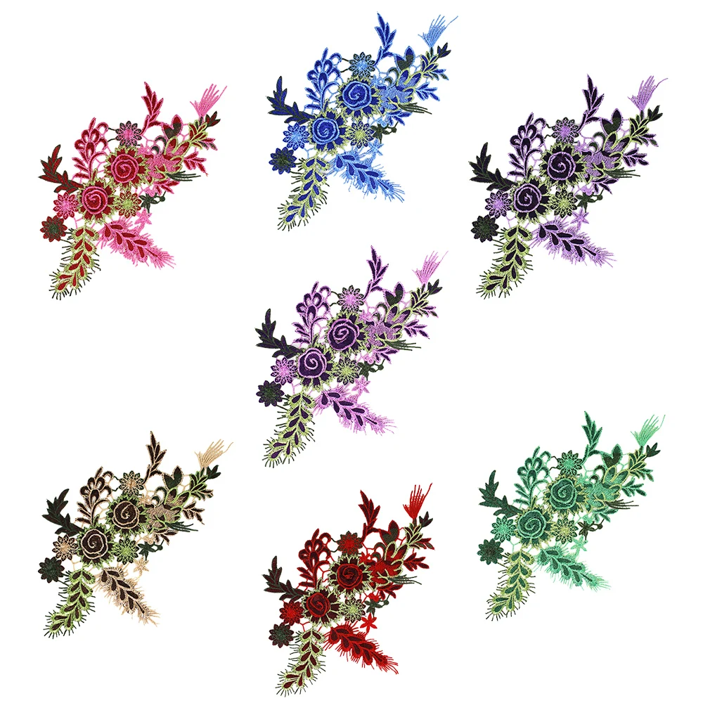 10pieces 3D Flower Embroidery Lace Motif Applique Fabric Patches Cord Scrapbooking Trimming for Clothes Decorated Sewing T2642
10pieces 3D Flower Embroidery Lace Motif Applique Fabric Patches Cord Scrapbooking Trimming for Clothes Decorated Sewing T2642