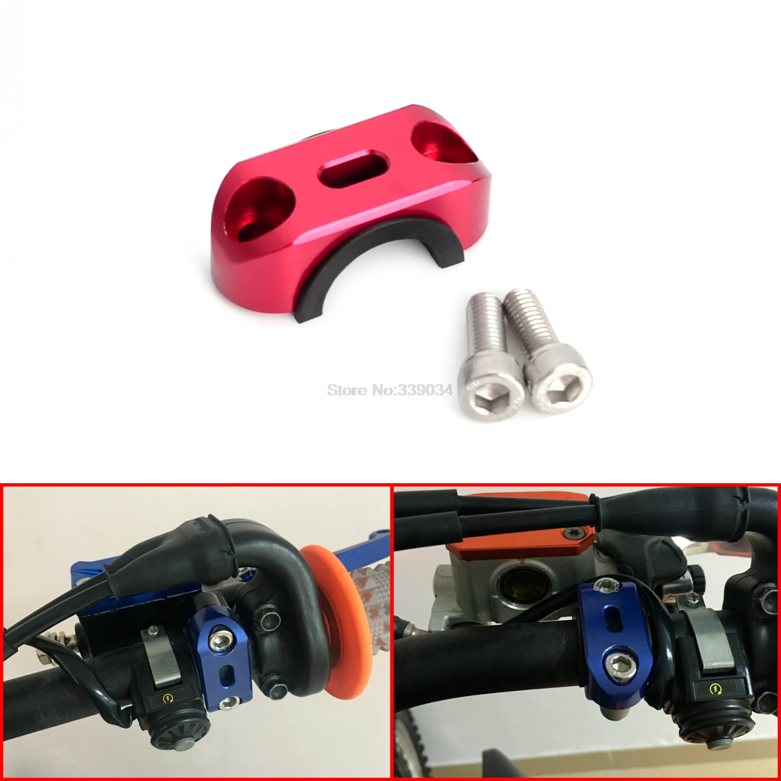 NICECNC Brake Master Cylinder Clamp Handlebar Bar Clamp Cover For Honda CR 80 85 125 250 500 CRF 150F CRF150R CRF250R CRF450R
NICECNC Brake Master Cylinder Clamp Handlebar Bar Clamp Cover For Honda CR 80 85 125 250 500 CRF 150F CRF150R CRF250R CRF450R