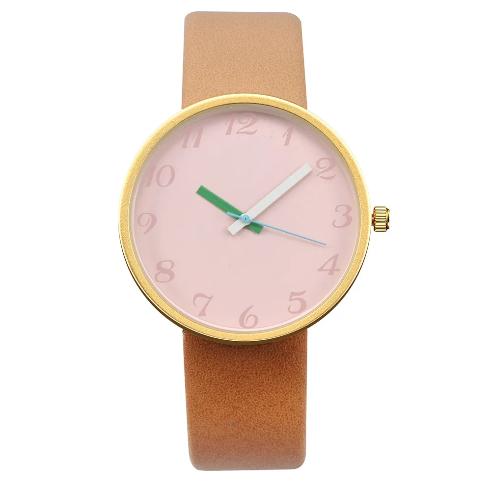 Fashion Women's Watch Simple Quartz Wristwatch Couple Watches Large Dial Leather Clock reloj mujer relogio femino Gift for lover
Fashion Women's Watch Simple Quartz Wristwatch Couple Watches Large Dial Leather Clock reloj mujer relogio femino Gift for lover