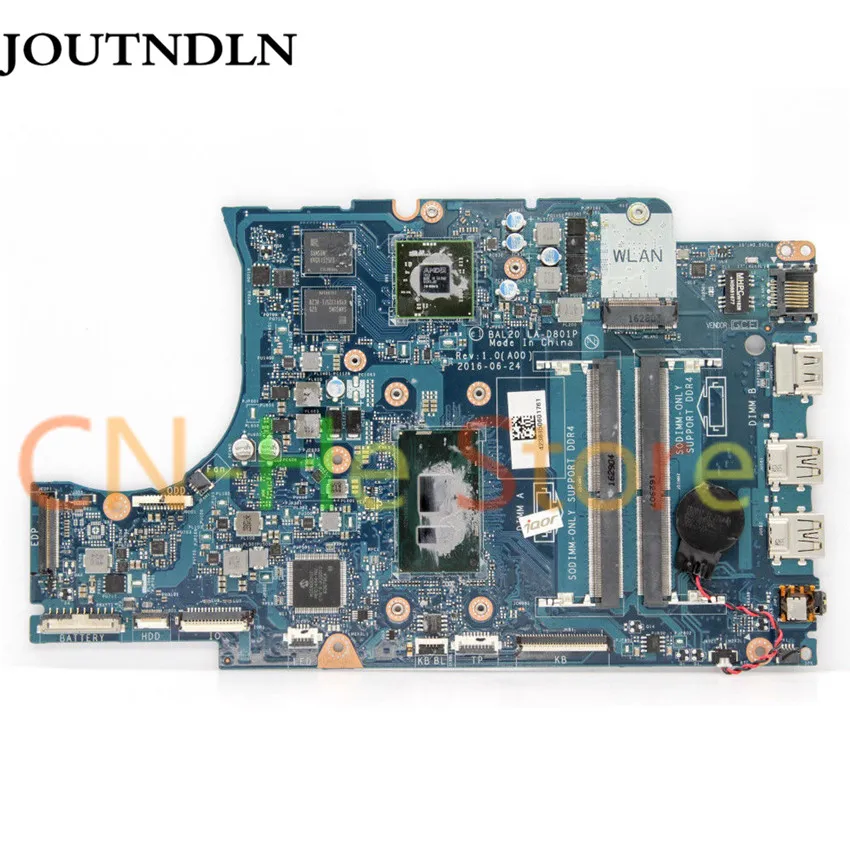JOUTNDLN FOR Dell 5567 Laptop motherboard LA-D801P 02PVGT CN-02PVGT DDR4 ASSY W/ I5-7200U and R7 M445 GPU
JOUTNDLN FOR Dell 5567 Laptop motherboard LA-D801P 02PVGT CN-02PVGT DDR4 ASSY W/ I5-7200U and R7 M445 GPU