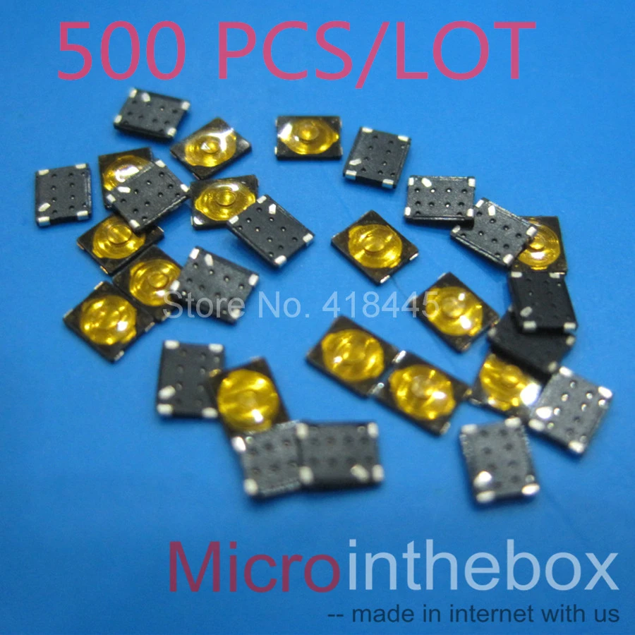 500PCS/LOT Switch manufacture tact switch Ultra thin mini micro Membrane 4pin smd 2.6x3x0.5 for wearable device watch headset
500PCS/LOT Switch manufacture tact switch Ultra thin mini micro Membrane 4pin smd 2.6x3x0.5 for wearable device watch headset