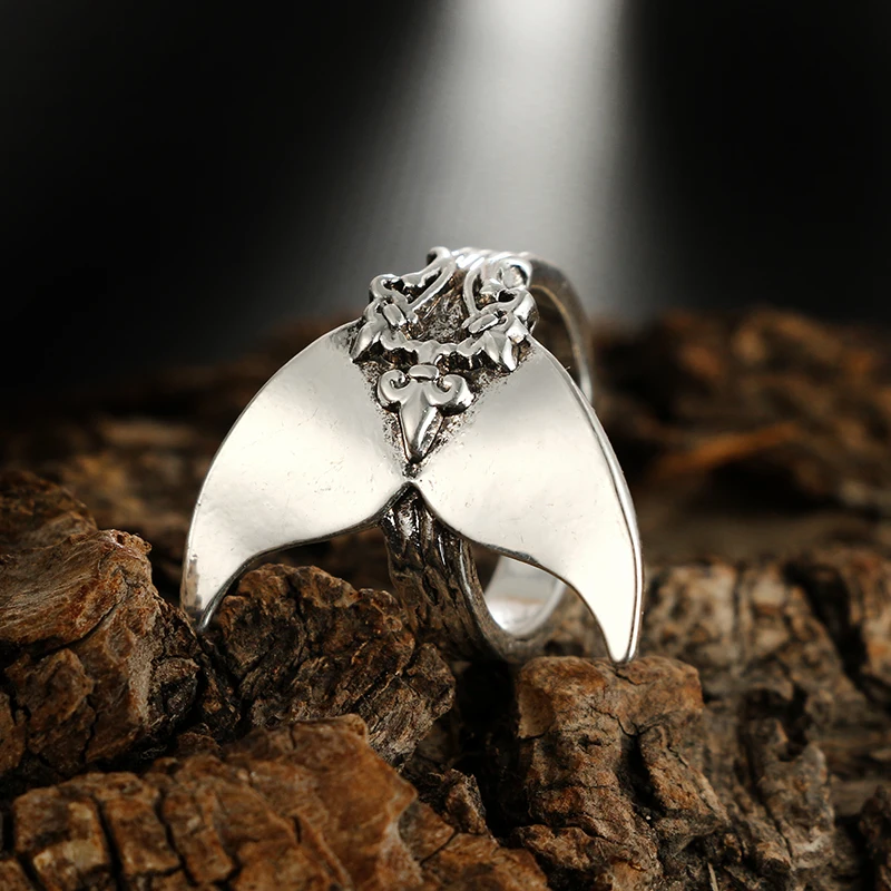 Женское кольцо Tocona в стиле бохо Русалка винтажные серебристые кольца на палец