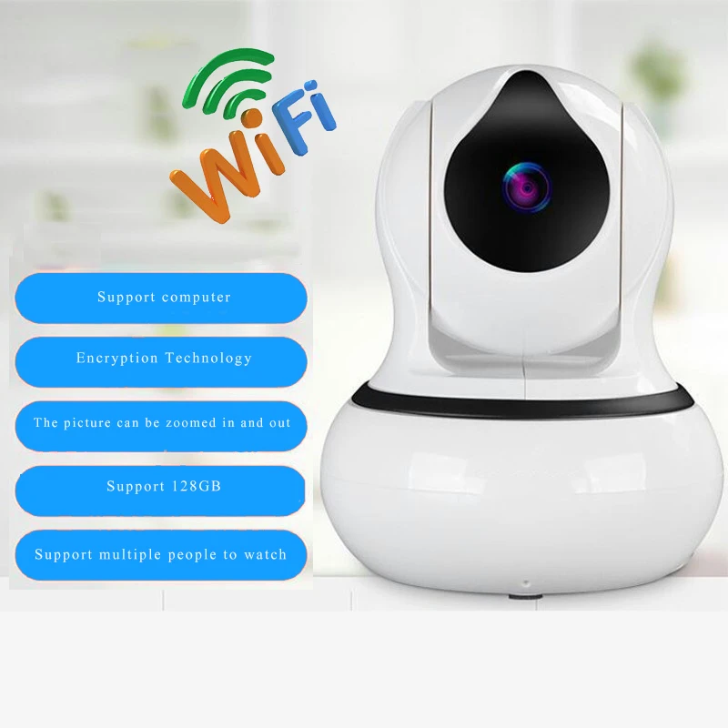 Главная безопасности IP Камера Wi-Fi Беспроводной мини сети наблюдения 720 P Ночное