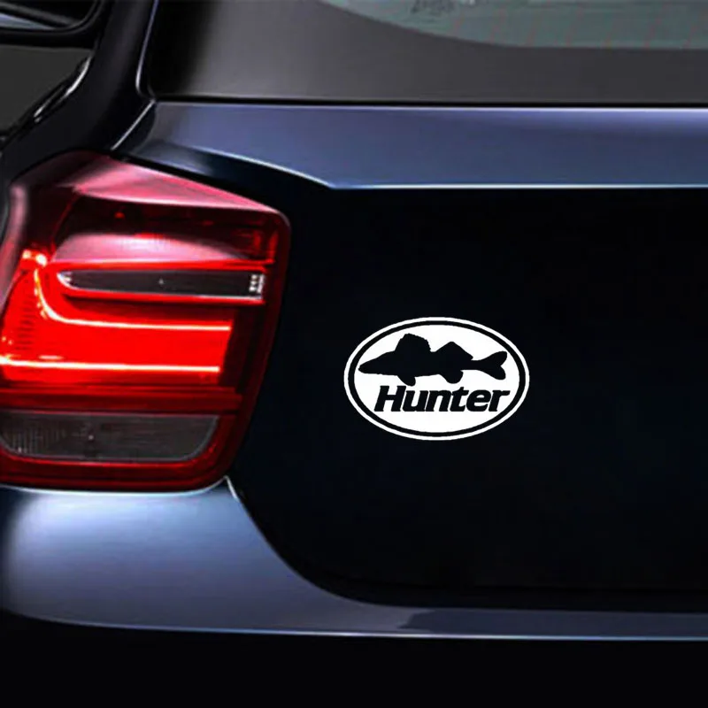 YJZT 10cm*6.6cm Fashion WALLEYE HUNTER OVAL Vinyl Car-styling Decals Car Window Sticker Black Silver C11-0046
YJZT 10cm*6.6cm Fashion WALLEYE HUNTER OVAL Vinyl Car-styling Decals Car Window Sticker Black Silver C11-0046