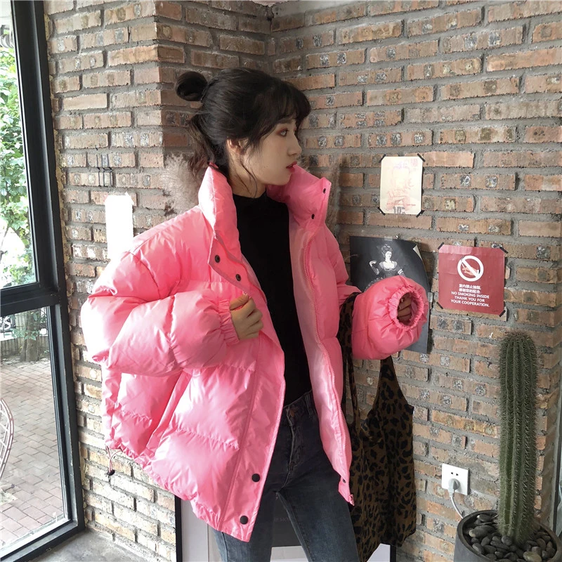2020 New -20 Winter Warm Jacket Women Thick Solid Parka Cotton Padded Parka Coat Loose Glossy Warm Outwear
2020 New -20 Winter Warm Jacket Women Thick Solid Parka Cotton Padded Parka Coat Loose Glossy Warm Outwear