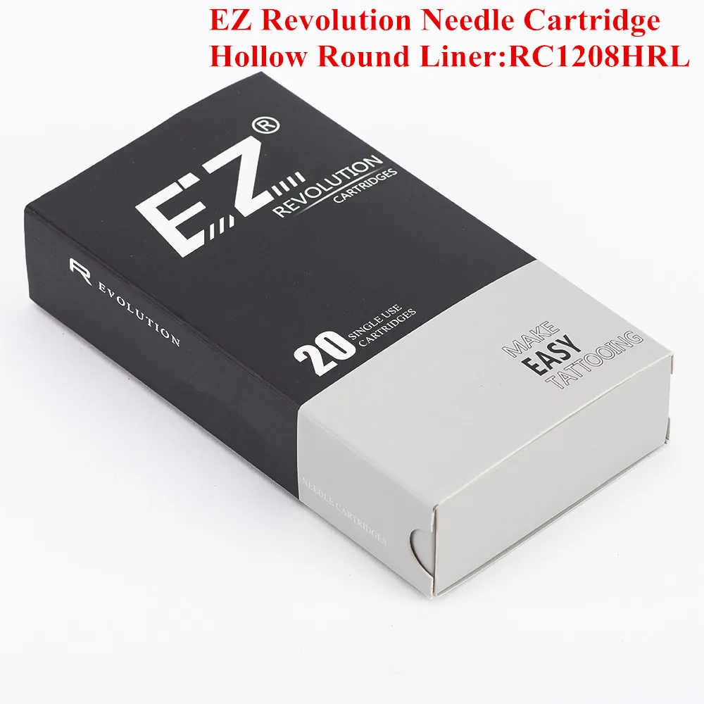 RC1208HRL EZ Revolution Cartridge Needles Hollow Round Liner Tattoo Needles for Cartridge Tattoo Machine & Grip 20 pcs/Box
RC1208HRL EZ Revolution Cartridge Needles Hollow Round Liner Tattoo Needles for Cartridge Tattoo Machine & Grip 20 pcs/Box