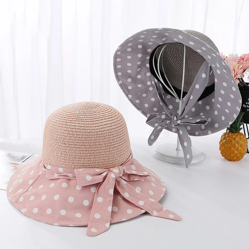 Mingjiebihuo Women dot bow summer hat travel breathable beach fisherman hat wild holiday girl 6 colors available bucket hats
Mingjiebihuo Women dot bow summer hat travel breathable beach fisherman hat wild holiday girl 6 colors available bucket hats
