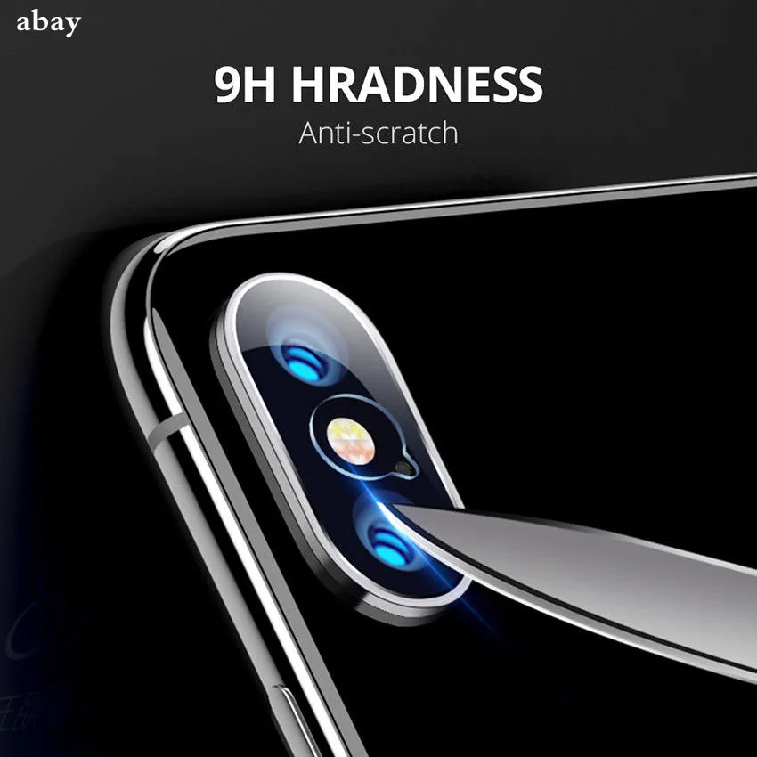 For iPhone X 8 7 6 6S Plus Accessory Back Camera Lens Screen Protector Full Cover Tempered Glass Film XS MAX XR 5 5S | Мобильные