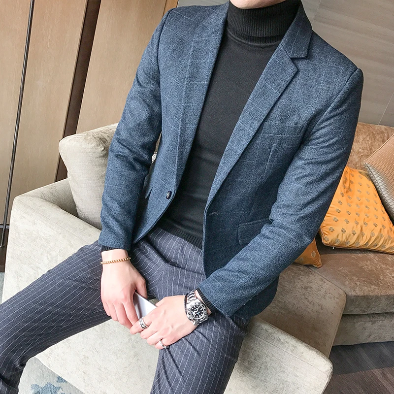 New Men's Fashion Boutique Plaid Formal Business Blazer / Men Suit Coat / Wedding Dress Mens Solid Color Suit Jackets
New Men's Fashion Boutique Plaid Formal Business Blazer / Men Suit Coat / Wedding Dress Mens Solid Color Suit Jackets