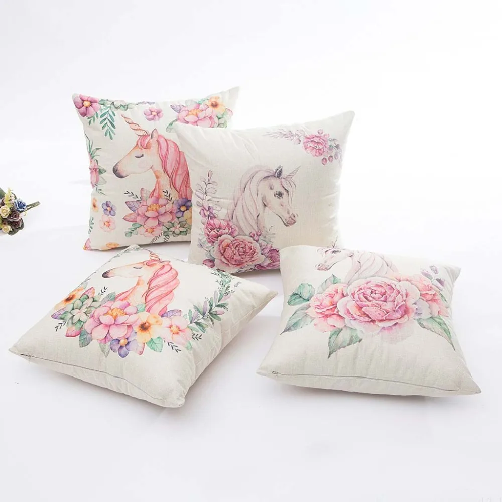 YWZN Creative Unicorn Decorative Pillowcase Cute Unicorn Throw Pillow Case Cotton Linen Pillow Case Cover kussensloop almohada
YWZN Creative Unicorn Decorative Pillowcase Cute Unicorn Throw Pillow Case Cotton Linen Pillow Case Cover kussensloop almohada