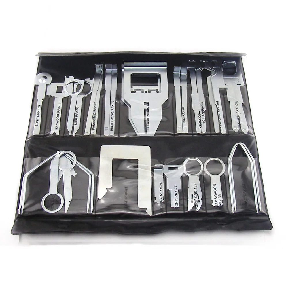 Universal 38 Pieces Audio Sets Uninstall Removal Keys Tool for Car CD Player Radio Head
Universal 38 Pieces Audio Sets Uninstall Removal Keys Tool for Car CD Player Radio Head