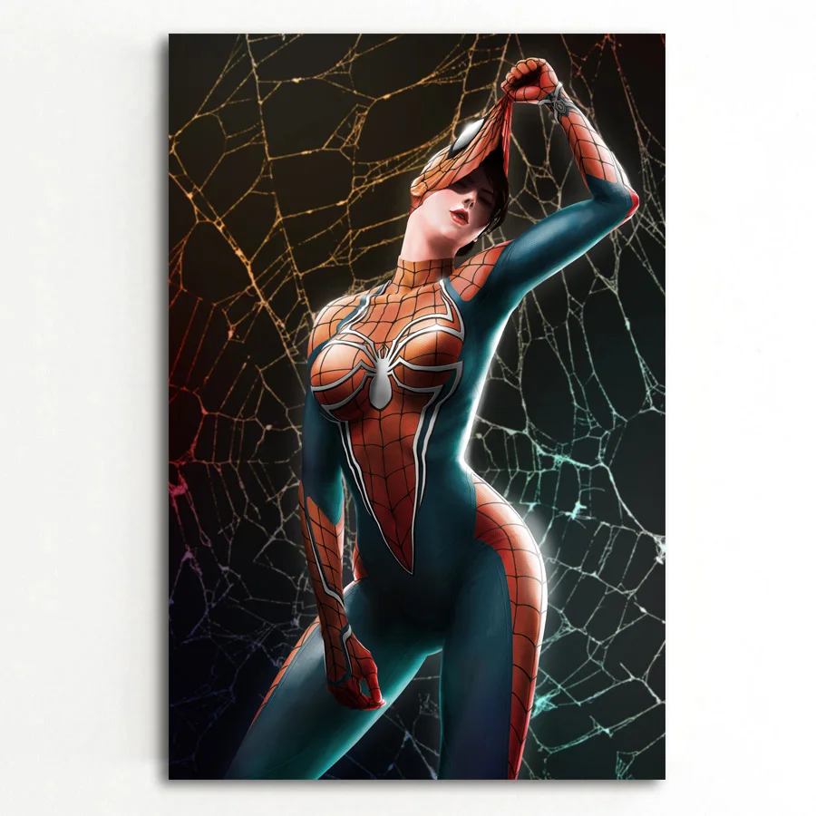 Spider Woman Superhero Fantasy Girl Wall Art Posters and Prints Canvas Art Paintings For Home Decor
Spider Woman Superhero Fantasy Girl Wall Art Posters and Prints Canvas Art Paintings For Home Decor