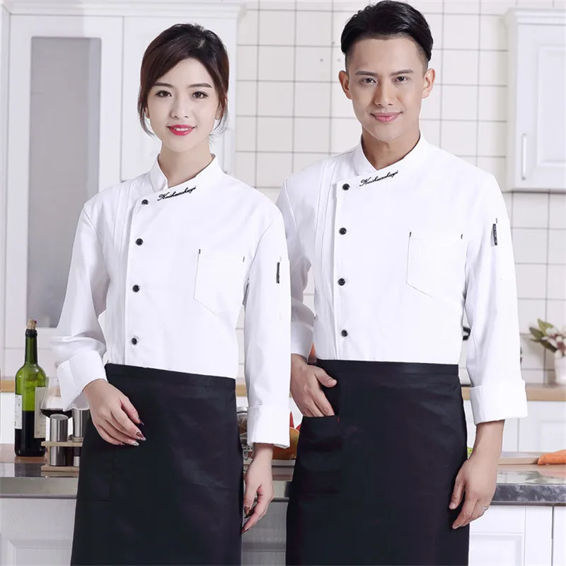 Hot Sale Autumn Winter Unisex Chef Clothing Long Sleeved Western Restaurant Hotel Chef Uniform Food Service Chef Jackets CP10
Hot Sale Autumn Winter Unisex Chef Clothing Long Sleeved Western Restaurant Hotel Chef Uniform Food Service Chef Jackets CP10