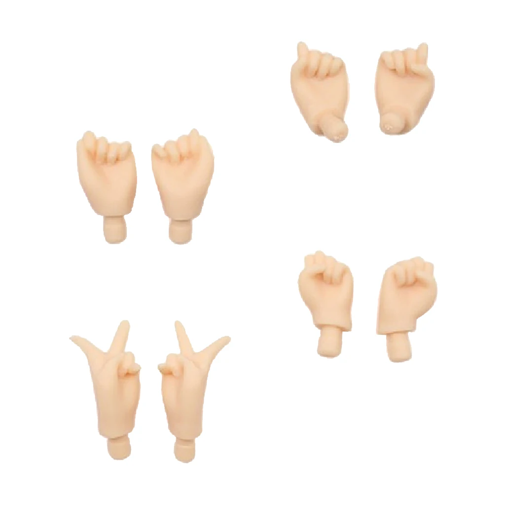 4 Pairs High Quality Hands DIY Making Joints Movable Hands for 12inch RBL Neo Blythe Pullip Dolls Accessories
4 Pairs High Quality Hands DIY Making Joints Movable Hands for 12inch RBL Neo Blythe Pullip Dolls Accessories