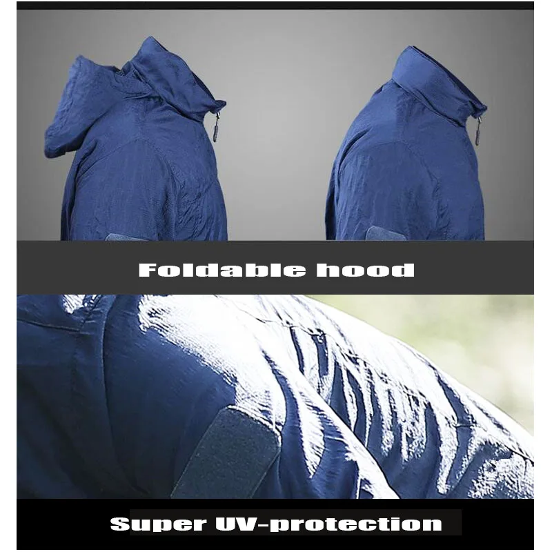 Tactical Lightweight Waterproof Jacket Men Breathable Thin Hoody Raincoat Military Portable Windbreaker Army Summer Skin Jackets
Tactical Lightweight Waterproof Jacket Men Breathable Thin Hoody Raincoat Military Portable Windbreaker Army Summer Skin Jackets