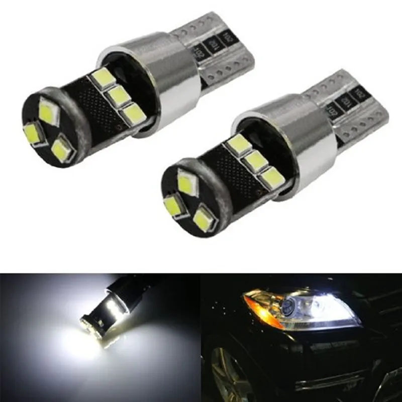 White 5W 9-SMD-2835 CAN-bus Error Free W5W 168 194 LED Parking Light Bulbs For Audi BMW Mercedes Porsche Volkswagen
White 5W 9-SMD-2835 CAN-bus Error Free W5W 168 194 LED Parking Light Bulbs For Audi BMW Mercedes Porsche Volkswagen