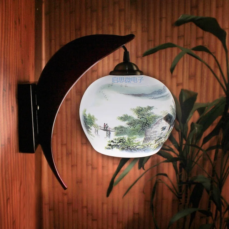 E27 Chinese Ceramics wall lamp for Kitchen Dining Room Living Room luminaire Ceramic light Bedroom Fixtures Stairs Aisle
E27 Chinese Ceramics wall lamp for Kitchen Dining Room Living Room luminaire Ceramic light Bedroom Fixtures Stairs Aisle