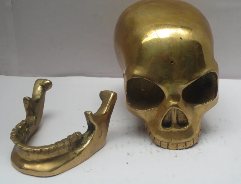 christmas decorations for home+ Metal Crafts Chinese Brass Carved Skull Statue , Skeleton head sculpture
christmas decorations for home+ Metal Crafts Chinese Brass Carved Skull Statue , Skeleton head sculpture