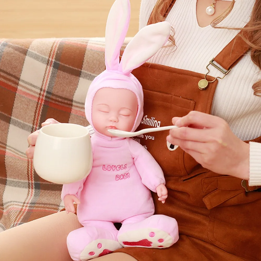 37CM Baby Doll Reborn Doll Toy For Kids Appease Accompany Sleep Cute Vinyl Doll Plush Toy Girl Baby Gift Collection
37CM Baby Doll Reborn Doll Toy For Kids Appease Accompany Sleep Cute Vinyl Doll Plush Toy Girl Baby Gift Collection