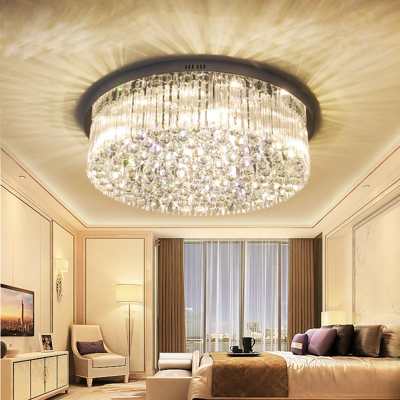 Living room lights crystal lamps round ceiling lamps modern simple bedroom lights warm hall lights restaurant lights lamps
Living room lights crystal lamps round ceiling lamps modern simple bedroom lights warm hall lights restaurant lights lamps