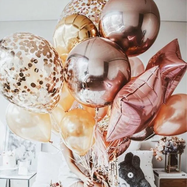 Шар цвета розового золота с надписью "Bride to Be" Фольга набор гелиевых шаров