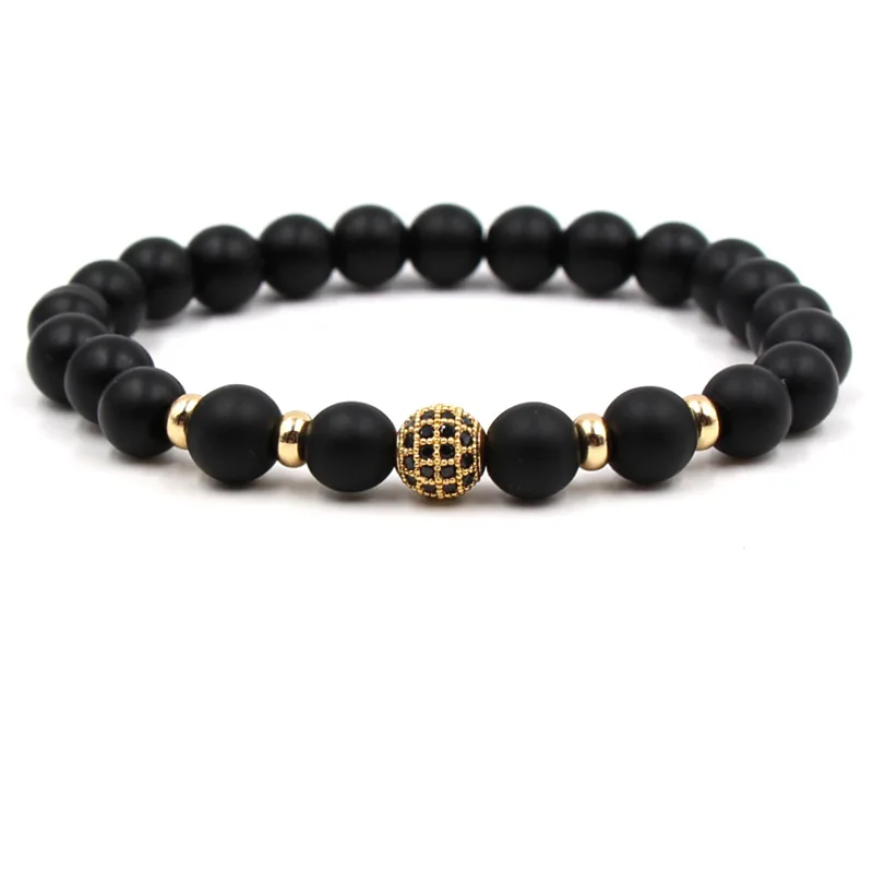 JAAFAR 2018 Fashion Jewelry Black Plated Color New White CZ Ball Crown Men's Bracelet Stone Bead Charm Men's Bracelet AS583
JAAFAR 2018 Fashion Jewelry Black Plated Color New White CZ Ball Crown Men's Bracelet Stone Bead Charm Men's Bracelet AS583