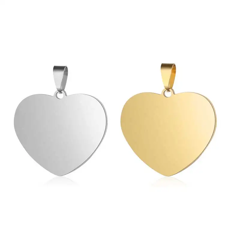 3pcs/lot Stainless Steel Mirror Polish Blank Heart Pendant Wholesale Jewelry Finding Accessories Initial Name Dog Tags
3pcs/lot Stainless Steel Mirror Polish Blank Heart Pendant Wholesale Jewelry Finding Accessories Initial Name Dog Tags