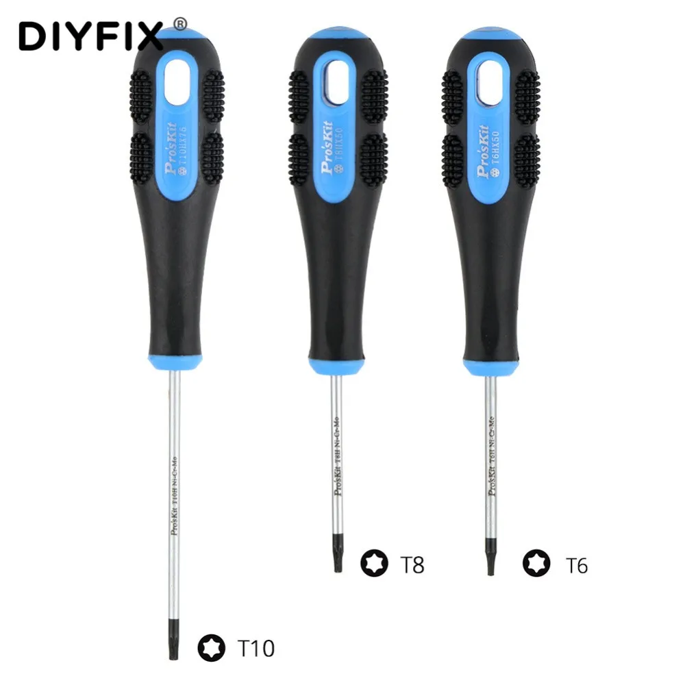 DIYFIX Magnetic Precision Torx Screwdriver T6 T8 T10 Multifunctional Disassemble Repair Hand Tools
DIYFIX Magnetic Precision Torx Screwdriver T6 T8 T10 Multifunctional Disassemble Repair Hand Tools