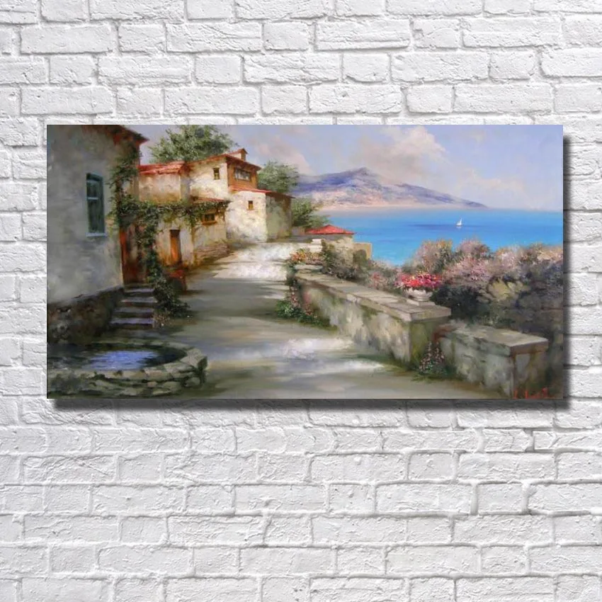 Knife Oil Painting Wall Art Home Decoration Living Room Wall Picture Handpainted Modern Sealandscape Art No framed
Knife Oil Painting Wall Art Home Decoration Living Room Wall Picture Handpainted Modern Sealandscape Art No framed