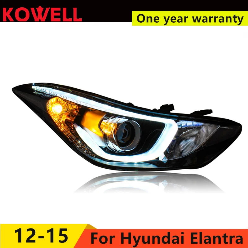 KOWELL Car Styling For 2012-2017 Hyundai Elantra Headlights Streamer turn LED light headlight DRL Bi Xenon Lens High Low Beam
KOWELL Car Styling For 2012-2017 Hyundai Elantra Headlights Streamer turn LED light headlight DRL Bi Xenon Lens High Low Beam