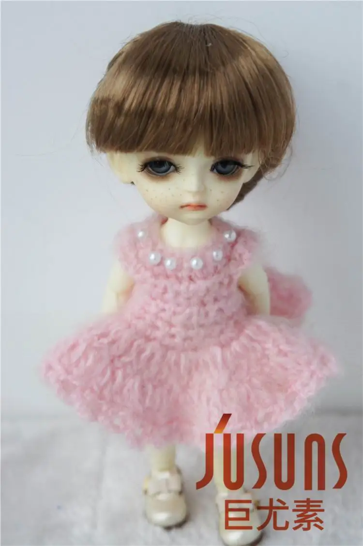 JD049 1/8 1/12 модный парик для кукол милый синтетический мохеровый s BJD 3 4 дюйма 5 дюймов