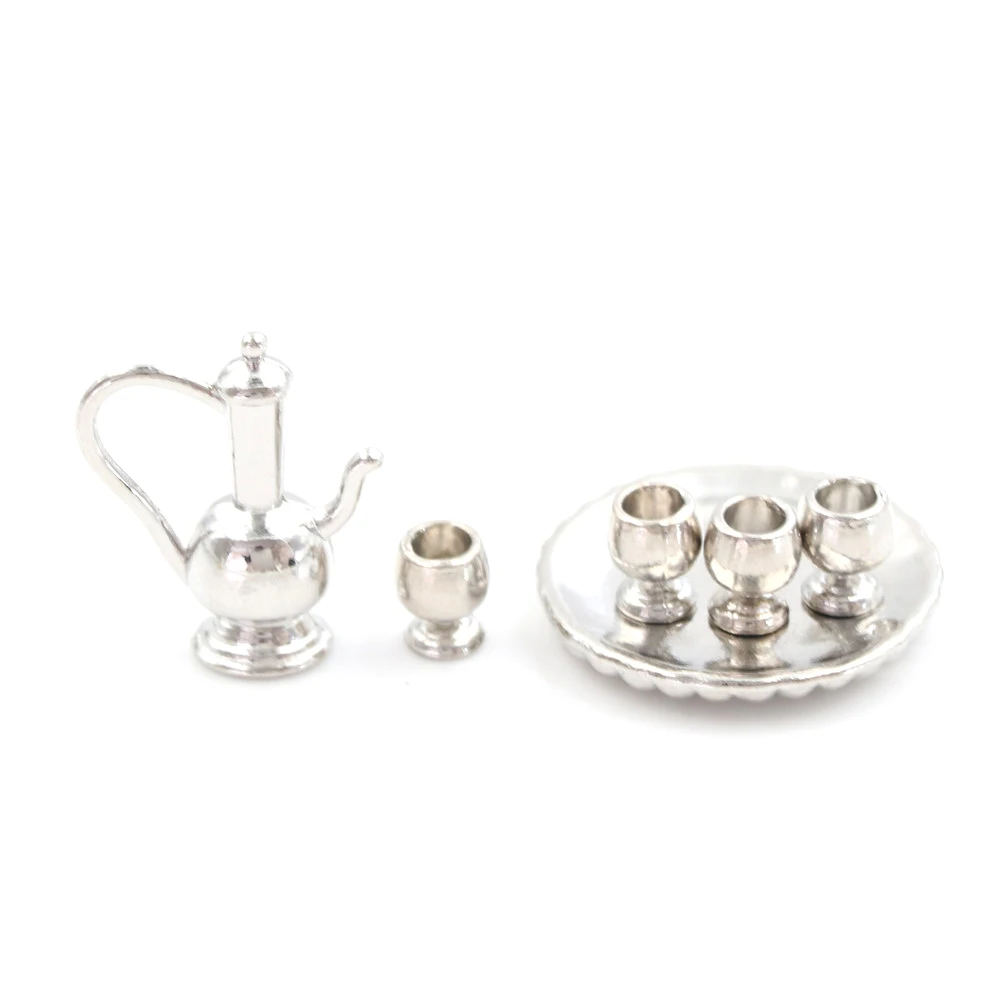 6Pcs/Set Silver Classic Metal Tea Teapot Set Party Doll House Accessories Dollhouse Miniatures 1:12 DIY Dollhouse Furniture Toy
6Pcs/Set Silver Classic Metal Tea Teapot Set Party Doll House Accessories Dollhouse Miniatures 1:12 DIY Dollhouse Furniture Toy