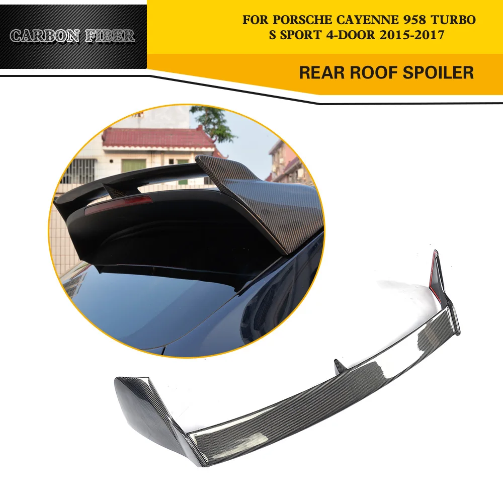 Car-Styling Carbon Fiber Racing Rear Roof Spoiler Lip for Porsche Cayenne 4-Door 2015-2017
Car-Styling Carbon Fiber Racing Rear Roof Spoiler Lip for Porsche Cayenne 4-Door 2015-2017